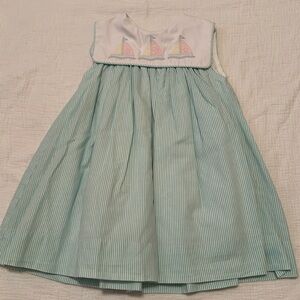 Bailey Boys fully lined sailboat dress VGUC size 12 month